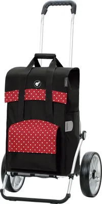 Produktbild von ANDERSEN Einkaufstrolley - Royal Shopper Polly rot 50 L Einkaufswagen, langlebig, modern, Aluminium, klappbar, Kugellagerrad