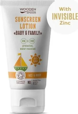 Imagen del producto de Leche corporal solar para bebés y familias, SPF 30 - tubo, 100 ml