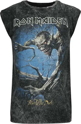 Produktbild von Iron Maiden Tank-Top Herren Fear Of The Dark grau L