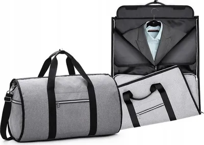 Image de Sac de voyage avec housse pour costume 2 en 1, pour les voyages d'affaires et les week-ends