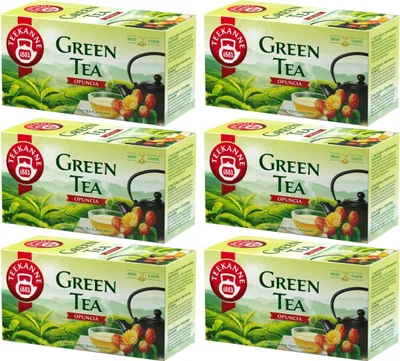 Produktbild von Teekanne Grüner Tee Kaktusfeige 6x 20 Teebeutel - Grüntee Opuntia aromatisiert