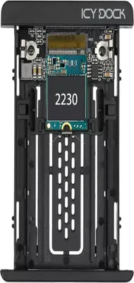 Zdjęcie produktu dla ICY Dock MB705M2P-B Adapter IcyDock M.2 NVMe to 2.5" U.2 NVMe SSD Converter