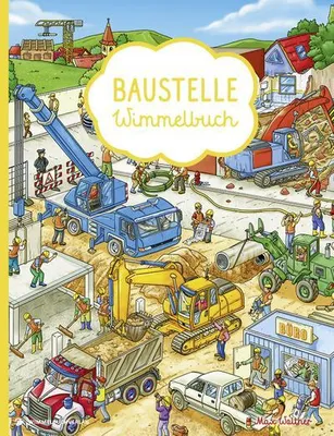 Obrázek produktu pro Wimmelbuch Baustellen Midi Format für unterwegs mit vielen fortlaufenden Geschichten