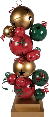 Produktbild von Clayre & Eef Weihnachtsdekorationsfigur 73x56x185 cm Rot Grün Metall