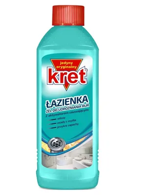Zdjęcie produktu dla Kret Lazienka Zel do udrazniania rur, 500ml