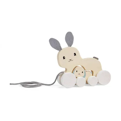 Produktbild von Bigjigs Häschen & Baby Nachziehspiel100%