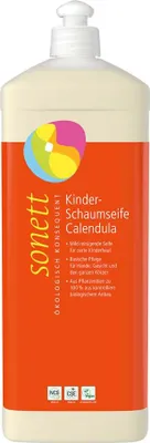 Produktbild von Kinder Schaumseife - Calendula Nachfüllflasche 1L 2er Pack
