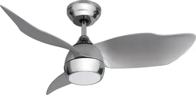 Produktbild von Ovlaim Deckenventilator mit Beleuchtung und Fernbedienung Leise, Moderner Deckenventilator mit Fernbedienung Timer DC-Motor LED Licht, 91.5CM Deckenventilatoren geeignet für Sommer & Winter, Silber