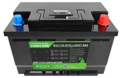 Produktbild von 12,8V LiFePO4 Batterie 60Ah - Deep-Cycle Akku - 6000 Ladezyklen - Mit LCD-Display - Für Solaranlage Wechselrichter Wohnmobil Boot ATV - 278x176x172 mm - 5,6 kg