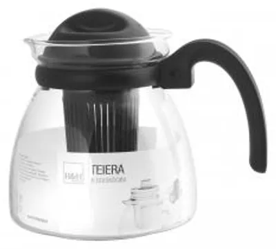 Immagine prodotto di H&H Teiera Termica In Vetro Con Filtro In Plastica Lt1,25