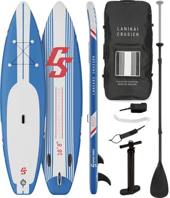 Zdjęcie produktu dla Capital Sports Lanikai Cruiser 10.8, nadmuchiwana deska do paddleboardingu, zestaw z deską SUP, 330 × 77 × 15