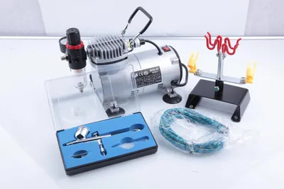 Obrázek produktu pro Bc-elec - TC-20K Airbrush kompletní sada AS18-2 včetně jedné stříkací pistole AB-130