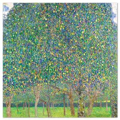Immagine prodotto di Giallobus - Il pero - Gustav Klimt - 35L x 35l cm - Quadro - Vetro acrilico