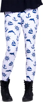 Produktbild von cosey - bedruckte bunte Leggins (Einheitsgröße) - Design Maritim