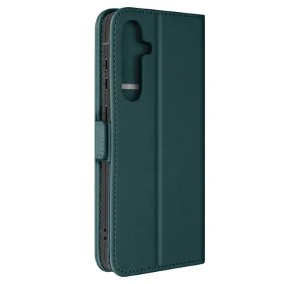 Immagine prodotto di Avizar, custodia in Pelle finta per Samsung A55, doppia chiusura magnetica, verde scuro