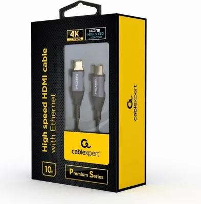Obrázek produktu pro Gembird CCBP-HDMI-10M, 10 m, HDMI Typ A (standardní), HDMI Typ A (standardní), Šedá