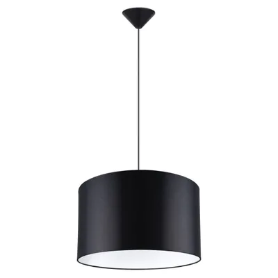 Immagine prodotto di Lampada a sospensione NOVA 40 nero 1xE27 15W tessuto/PVC 88x40x40cm Sollux Lighting