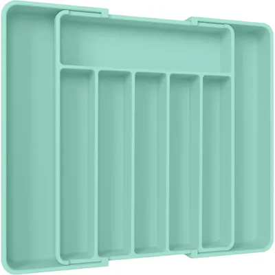 Obrázok produktu pre Organizér do zásuvky, rozširiteľný, odnímateľný, zelený, veľký