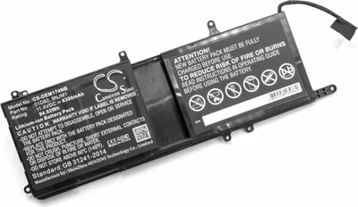 Produktbild von vhbw Akku Ersatz für Dell 0HF250, 0MG2YH, 01D82, 9NJM1, HF250, MG2YH für Notebook (8300 mAh, 11,4 V, Li-Ion)