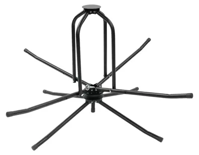Produktbild von Fußbodenheizungsrohr Abroller - Einzelspulen Ständer - Verstärkter Stahl - Druckstange - Bodenmontage - 200 kg Tragkraft - Schwarz