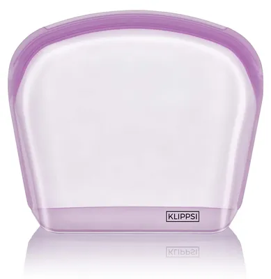 Silikonbeutel 3,5 l, wiederverwendbar, Gefrierbeutel, lila
