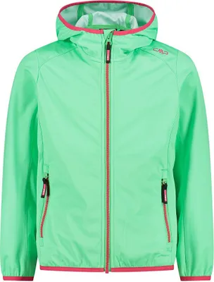 Productafbeelding van CMP, softshell jas met vaste capuchon, model MENTA, maat 104
