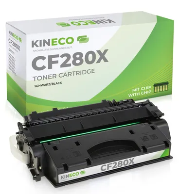Obrázek produktu pro Toner Kineco kompatibilní s tiskárnami HP CF280X LaserJet Pro 400 M401dn, M401dw, MFP M425dn, M425dw - černá barva, výtisk až 6 900 stran