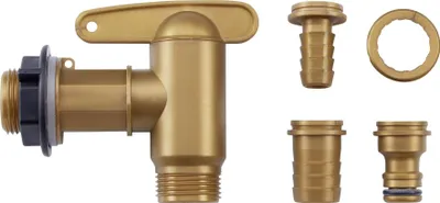 Produktbild von Auslaufhahn aus Kunststoff Anschlüsse: 13mm (1/2"), 16mm (5/8"), 19mm (3/4")
