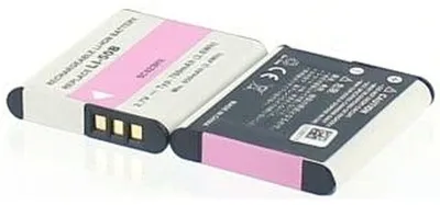 Produktbild von Akku für Kodak PixPro FZ151 Li-Ion 3,7 Volt 700 mAh schwarz.