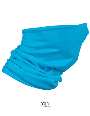 Produktbild von SOLs 03094 | Multifunctional Neck Warmer Bolt - Farbe: Aqua - Größe: 25 x 50 cm