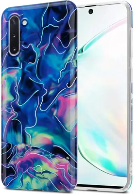 Immagine prodotto di Cadorabo custodia protettiva per Samsung Galaxy NOTE 10 in TPU blu Custodia per telefono cellulare Custodia Cover