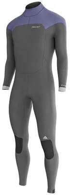Productafbeelding van ProLimit Neopreen Ace Steamer V-Zip 4/3, zwart/blauw/grijs. Neopreen en verstelbare banden, maat 56/XXL