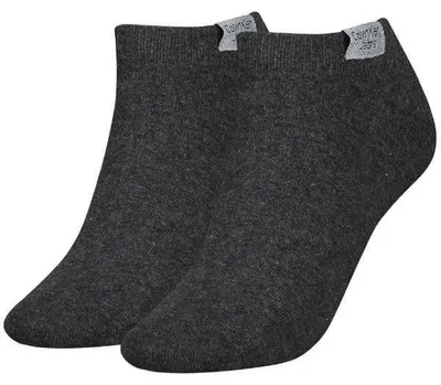 Zdjęcie produktu dla SKARPETY DAMSKIE CALVIN KLEIN 701218749 SZARE 2 PACK - One Size 2PAK