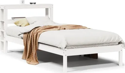 Produktbild von Maison Exclusive - Massivholzbett ohne Matratze Weiß 90x200 cm Kiefernholz