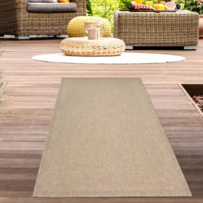 Zdjęcie produktu dla Zewnętrzny dywan sizalowy do ogrodu, na taras i balkon Rozmiar - 60 x 90 cm