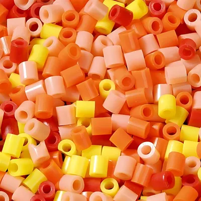 Produktbild von KNORR PRANDELL 212170100 Bügelperlen-Mix Kunststoff rot/orange/gelb