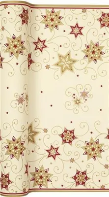 Produktbild von Tischläufer Stars and Swirls gold - Sterne & Wirbel gold 500x40cm