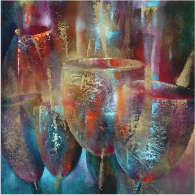 Produktbild von ARTland Wandbild Alu für Innen & Outdoor Reflektion Größe: 100x100 cm