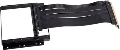 Produktbild von Lian Li O11D-1X-4 Riser-Kartenkabel + PCI-Steckplatzadapter – PCIe 4.0, schwarz