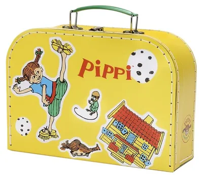 Produktbild von Kinderboeken Pippi Langstrumpf Kinderkoffer Gelb 25 cm Spielzeugkoffer