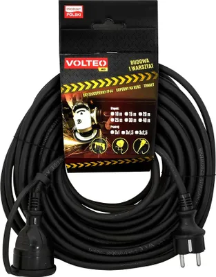 Zdjęcie produktu dla Wytrzymały przedłużacz, 30 m, kabel H05RR-F 3 x 1,5 mm - VT-425-3015