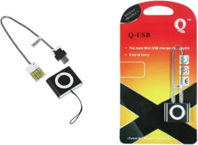 Produktbild von USB Ladekabel Universal microUSB schwarz