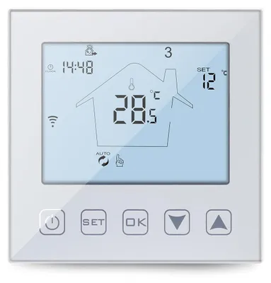 Zdjęcie produktu dla Termostat WiFi do ogrzewania podłogowego - Inteligentny termostat z Alexą