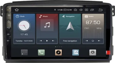 Produktbild von Für Smart Fortwo 451 2005-2010 9" Touchscreen Android Autoradio GPS Navi CarPlay