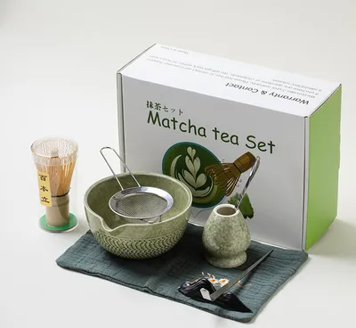 Immagine prodotto di INF Set Frusta Matcha: SQ Jade Knife Matcha 8 Pezzi in Acciaio Inox