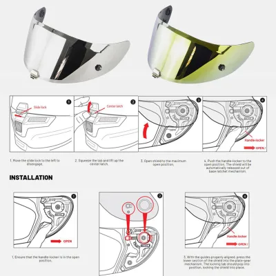 Produktbild von Motorradhelm Visier Gesichtsschutz Zubehör Ersatz für HJC RPHA11 RPHA70