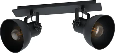Produktbild von BARNSTAPLE 1 Spot - L47,5 x B9 cm - schwarz - 2X40W exkl. - IP20