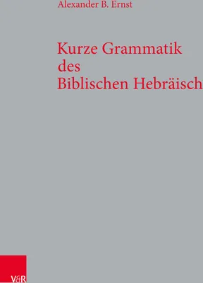 Produktbild von Kurze Grammatik des Biblischen Hebräisch