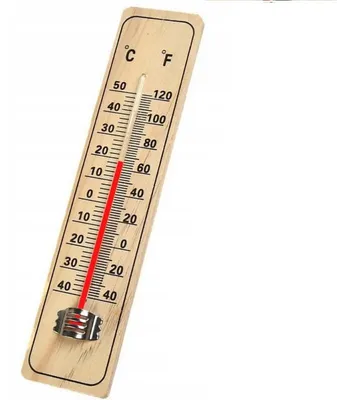 Image de Verk 07183 Thermomètre d'extérieur 21 cm en bois