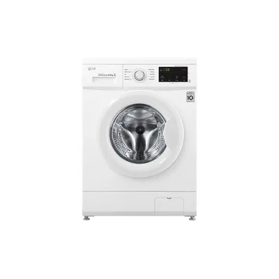 Produktbild von LG F4J3TM5WD, Frontlader, Freistehend, Weiß, Rechts, Tasten, Drehregler, LED